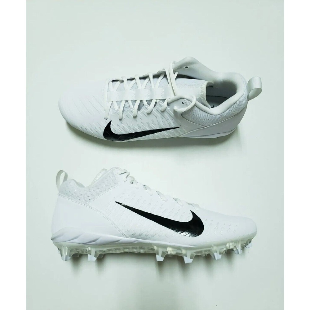 Nike Alpha Menace Pro 2 Low White Black Football Cleats CV6477-100 Men Size 13.5